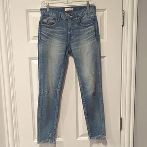 Moussy Light Blue Amazing Cropped Jeans